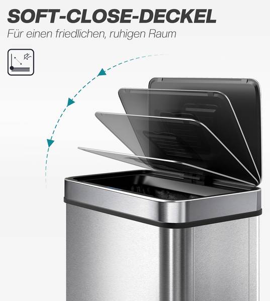 Sensor-Mülleimer 851-072V01SR Fassungsvermögen: 60 L