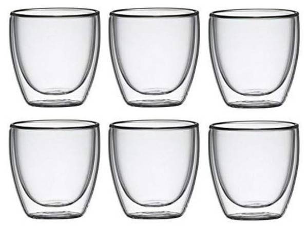 Doppelwandige Gläser Set SIX+SIX 12-tlg Borosilikatglas - 11 x 11 x 11 cm