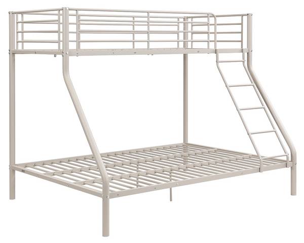 Etagenbett ELEVATIO Beige - Metall - 199 x 163 x 147 cm