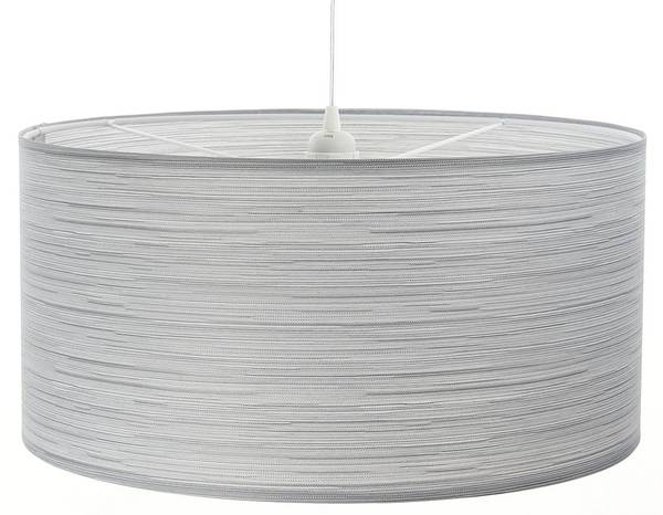 Hängeleuchte  Mesh-Textil Grau