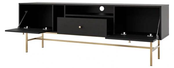 TV-Schrank Sakai 3 2K 1S - TYP 313 Schwarz
