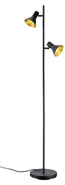 Stehlampe NINA Schwarz - Metall - 34 x 144 x 34 cm