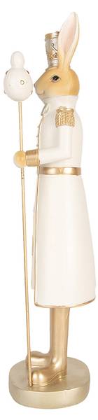 Decoratie Beeld Konijn Easter&Anner beige - kunststof - 12 x 47 x 13 cm