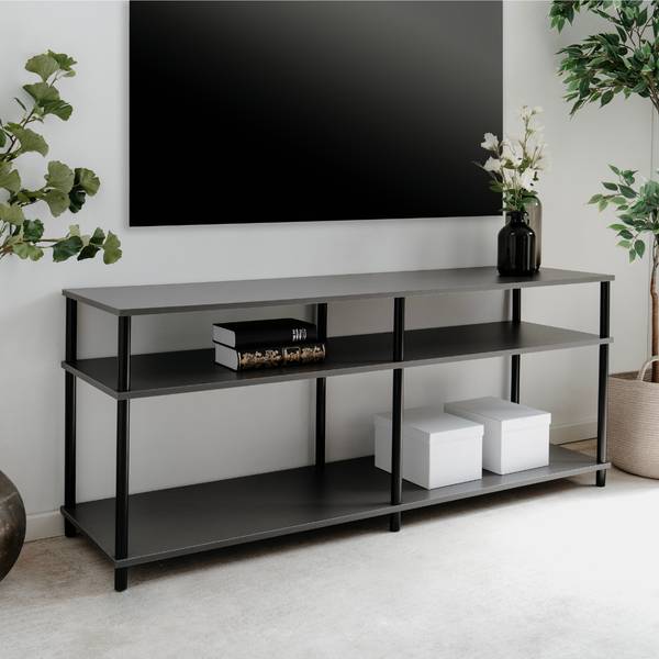 TV-Möbel NÉO Schwarz - Grau