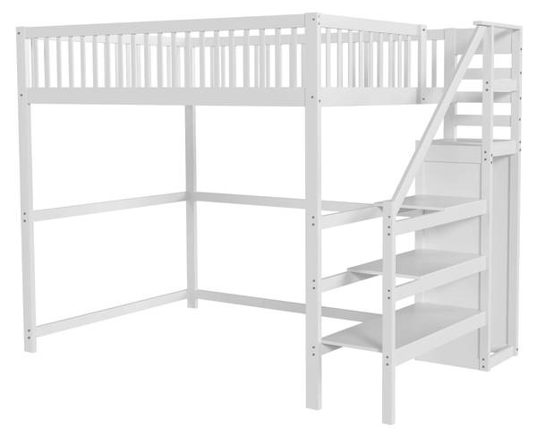 Kinderbett ｜K-106 Weiß - Breite: 145 cm