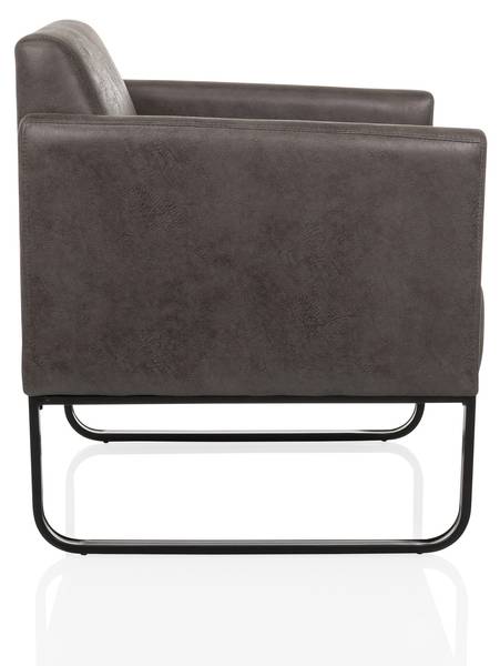 Fauteuils lounges Aruba Retro Gris - Tissé à plat - 67 x 78 x 71 cm