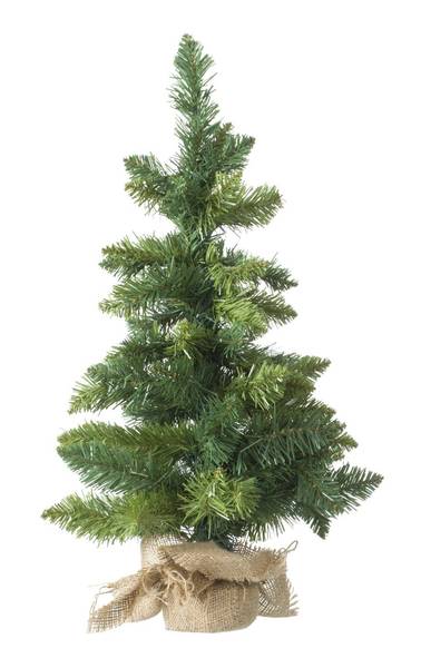 Weihnachtsbaum BLOOMING Grün - Kunststoff - 39 x 70 x 39 cm