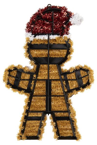 Weihnachtsanhänger Lebkuchen 66599 Braun - Kunststoff - 2 x 33 x 22 cm