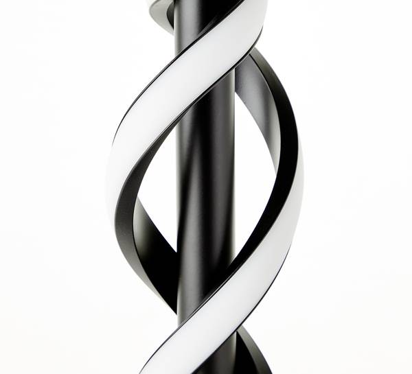 Tischlampen 11311295 1 Schwarz - Kunststoff - 12 x 39 x 12 cm