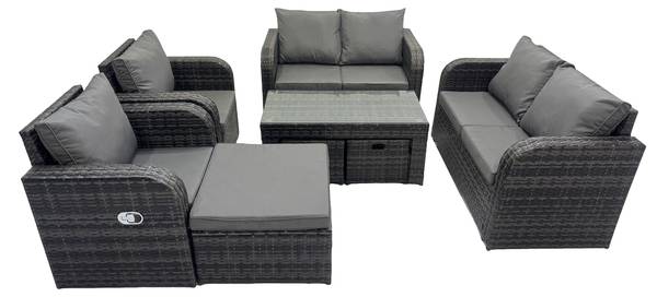 Essgruppe Lounge Garnitur X(8-9er-Set) Anzahl Teile im Set: 8