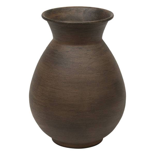 Vase WONJ Braun - Metall - 15 x 20 x 15 cm