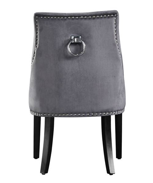 Esszimmerstuhl Windsor 2-teilig Grau