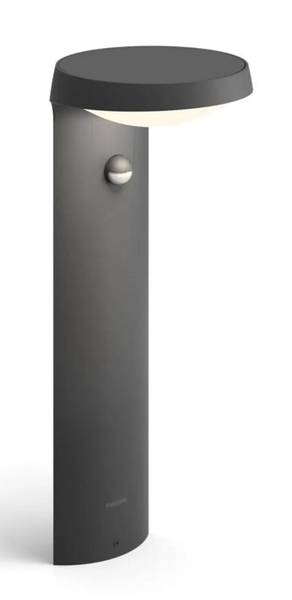 Gehwegleuchte TYLA Grau - ABS - 16 x 40 x 16 cm