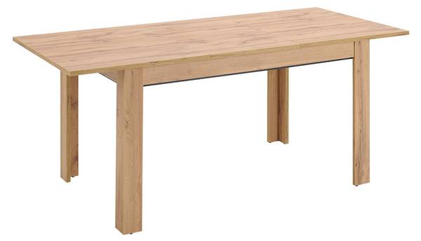 Esstisch 3195 Braun - ABS - Holzverbundwerkstoff - 135 x 77 x 86 cm