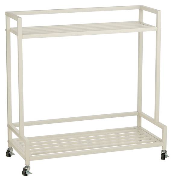 Pflanzenständer Greenrax 3er set Weiß - Metall - 35 x 81 x 80 cm