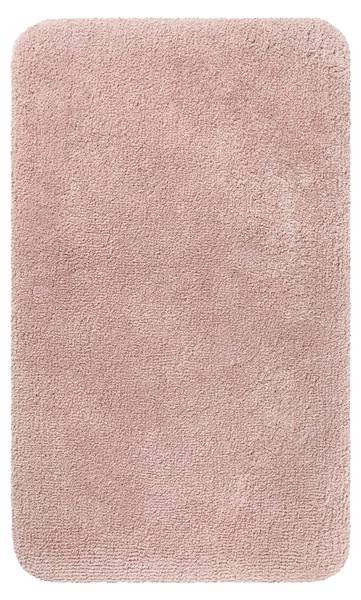 Badteppich Porto Azzurro Grau - Hellrosa - Pink - 80 x 150 cm