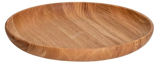 Servierplatte Milo Braun - Holz teilmassiv - 30 x 4 x 30 cm