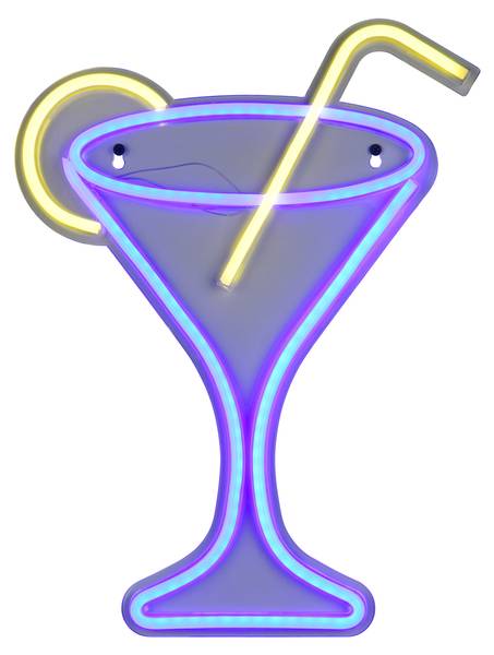 Wandlamp CHEERS wit - kunststof - 33 x 43 x 33 cm