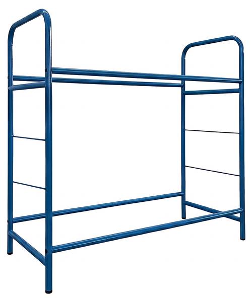 Reifenregal aus Stahl Blau - Breite: 106 cm