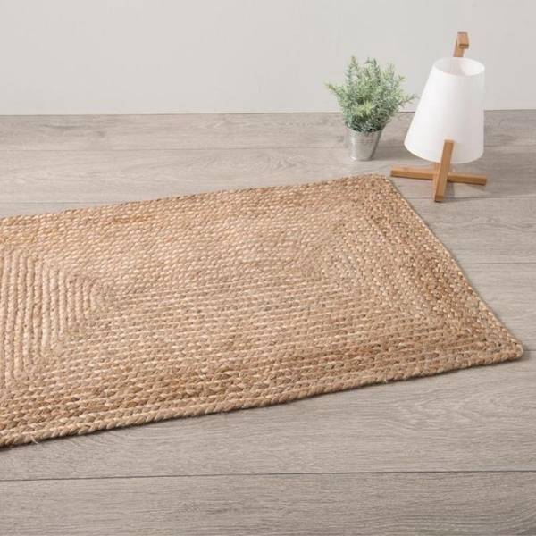 MISOU Vloerkleed Mely  - Beige Beige - Kunstfell - 60 x 1 x 90 cm