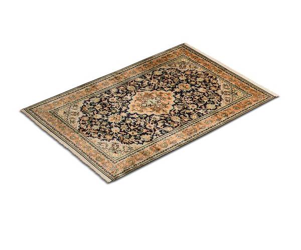 Orientteppich Premium Blau - Seide - 95 x 1 x 156 cm