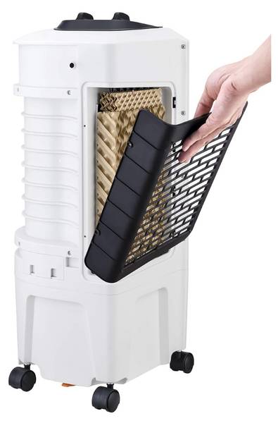 Mobile Klimaanlage TC09OF Luftkühler Schwarz - Weiß - ABS - 30 x 66 x 28 cm