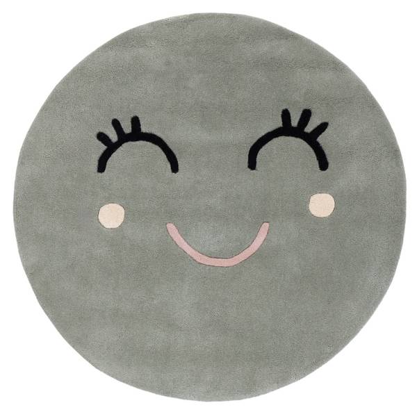 Kurzflorteppich Happy Salbei