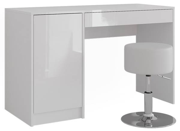 Kaptafel Sherry 57612 wit - plaatmateriaal op houtbasis - 120 x 76 x 51 cm