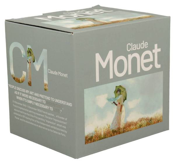 Becher Monet Woman mit Teesieb 3er Set Porzellan - 13 x 10 x 8 cm