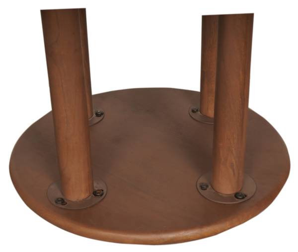 Couchtisch ENZO Braun - Massivholz - 37 x 41 x 37 cm