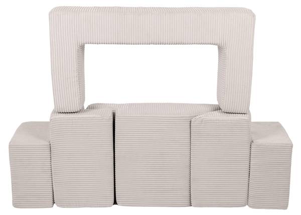 Kindersofa – Spielsofa für Kinder Ecru