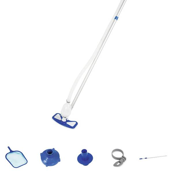 Kit de nettoyage de piscine 3202546 Blanc - Matière plastique - 1 x 1 x 1 cm