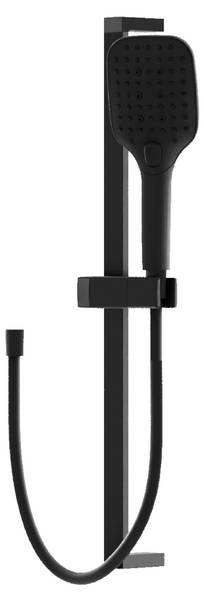 Brausegarnitur CETUS mit Stange Schwarz