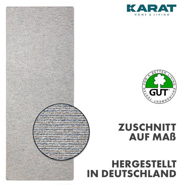 Teppich Geneva Silber / Grau - Silbergrau - 200 x 200 cm