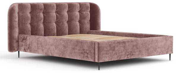 Polsterbett Nuno Pink - Liegefläche Breite: 160 cm