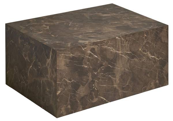 Couchtisch Nuuk Braun - Holz teilmassiv - 80 x 40 x 60 cm