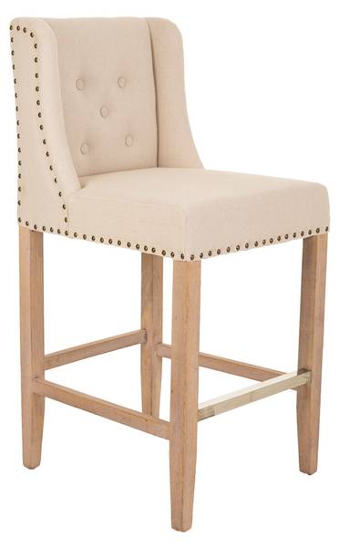 Hocker 4523252950 Beige - Massivholz - 48 x 104 x 58 cm