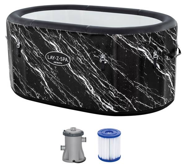Eisbad FORTIFIBER Grau - Kunststoff - 92 x 71 x 152 cm