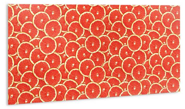 Selbstklebendes Wandpaneel Fruit Rot - Polyester PVC - 100 x 50 x 0 cm