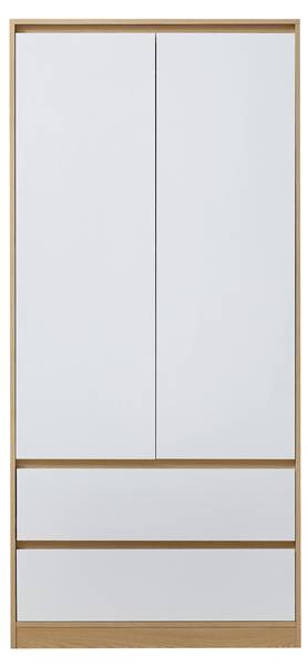 Kleiderschrank Bastheim Breite: 80 cm - 2 Türen