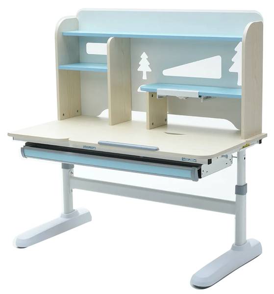 Schreibtisch SZB1 Blau - Holzwerkstoff - 65 x 75 x 120 cm
