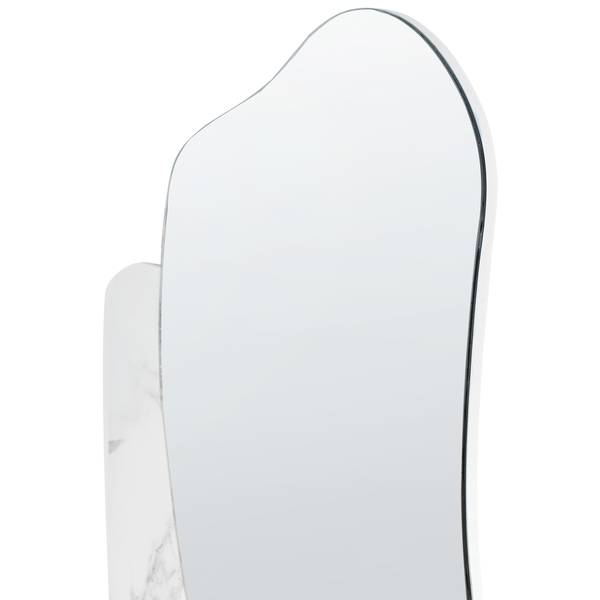 Wandspiegel ARVERT Weiß - Holzwerkstoff - 60 x 80 x 1 cm