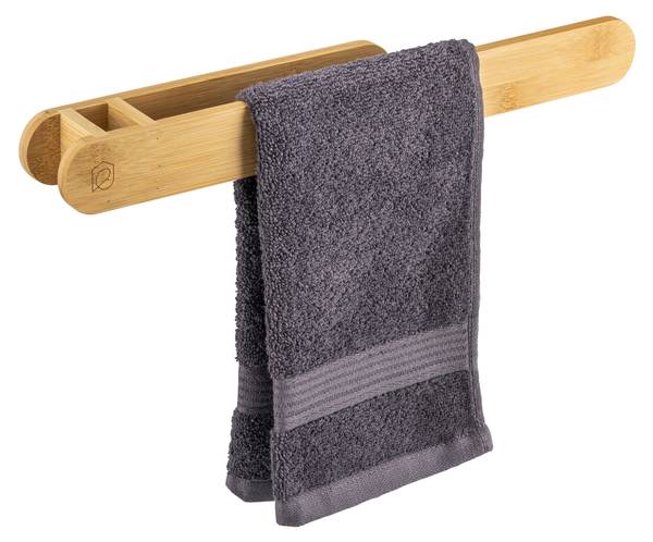 Handtuchhalter 93071 Braun - Bambus - 39 x 5 x 6 cm