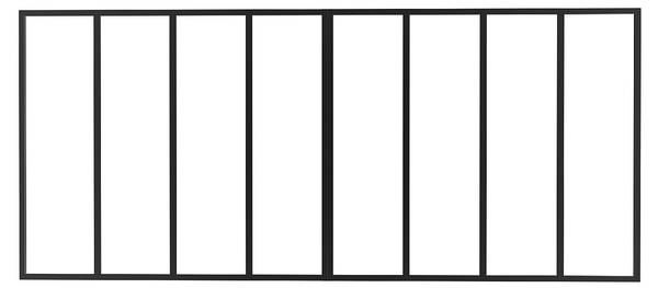 Zubehör für Glaswände TOLLESON Schwarz - Höhe: 105 cm