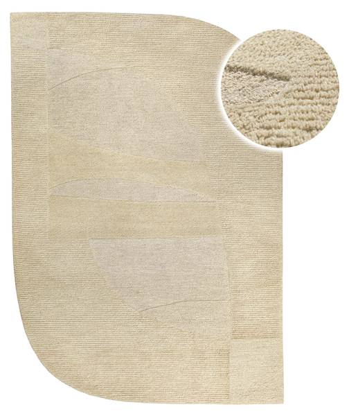 Wollteppich Dodo Beige - 200 x 300 cm