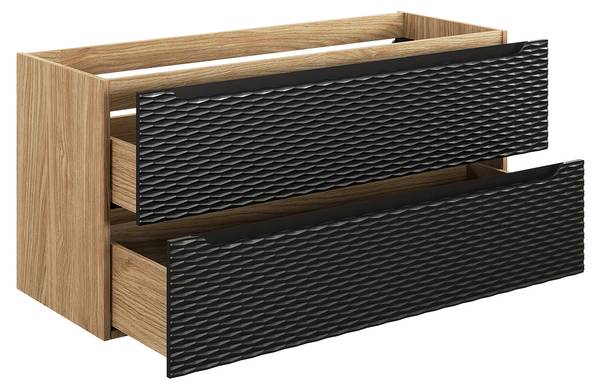 Badmöbel Elora 2er-Set Braun - Melamin - 120 x 57 x 46 cm