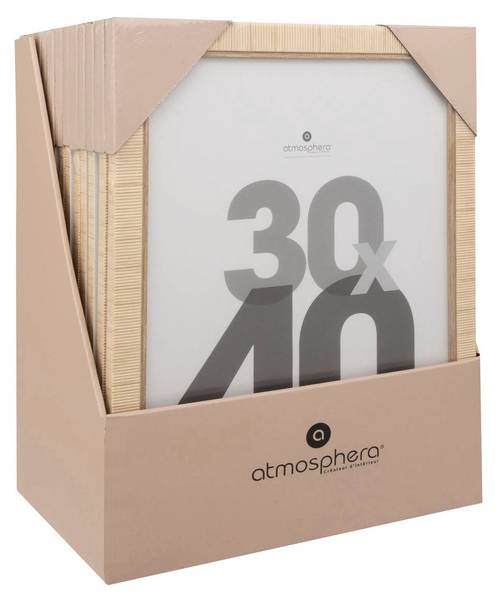 Fotorahmen THEA Beige - Glas - 1 x 44 x 34 cm