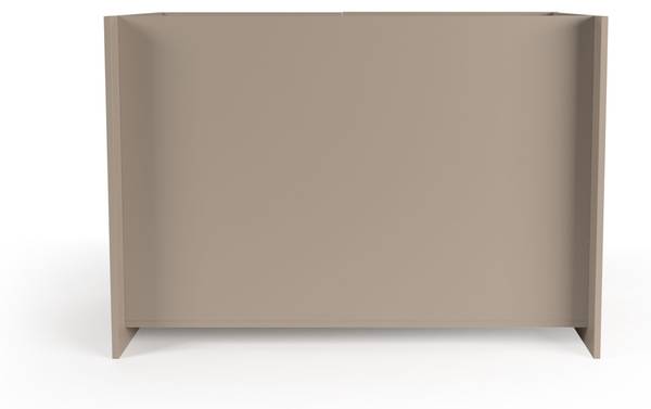 Küchenunterschrank Modul N7 Grau - Holzwerkstoff - 130 x 91 x 70 cm