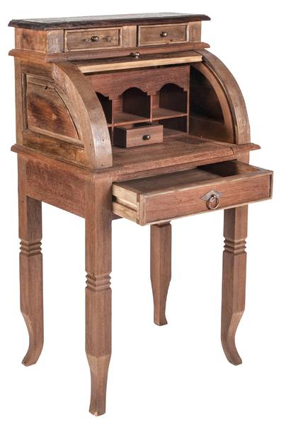 SEADRIFT Sekretär Braun - Teakholz - 55 x 100 x 41 cm