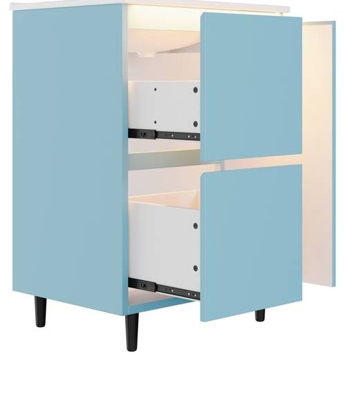 Badezimmerwaschtisch Muses Ⅱ Blau